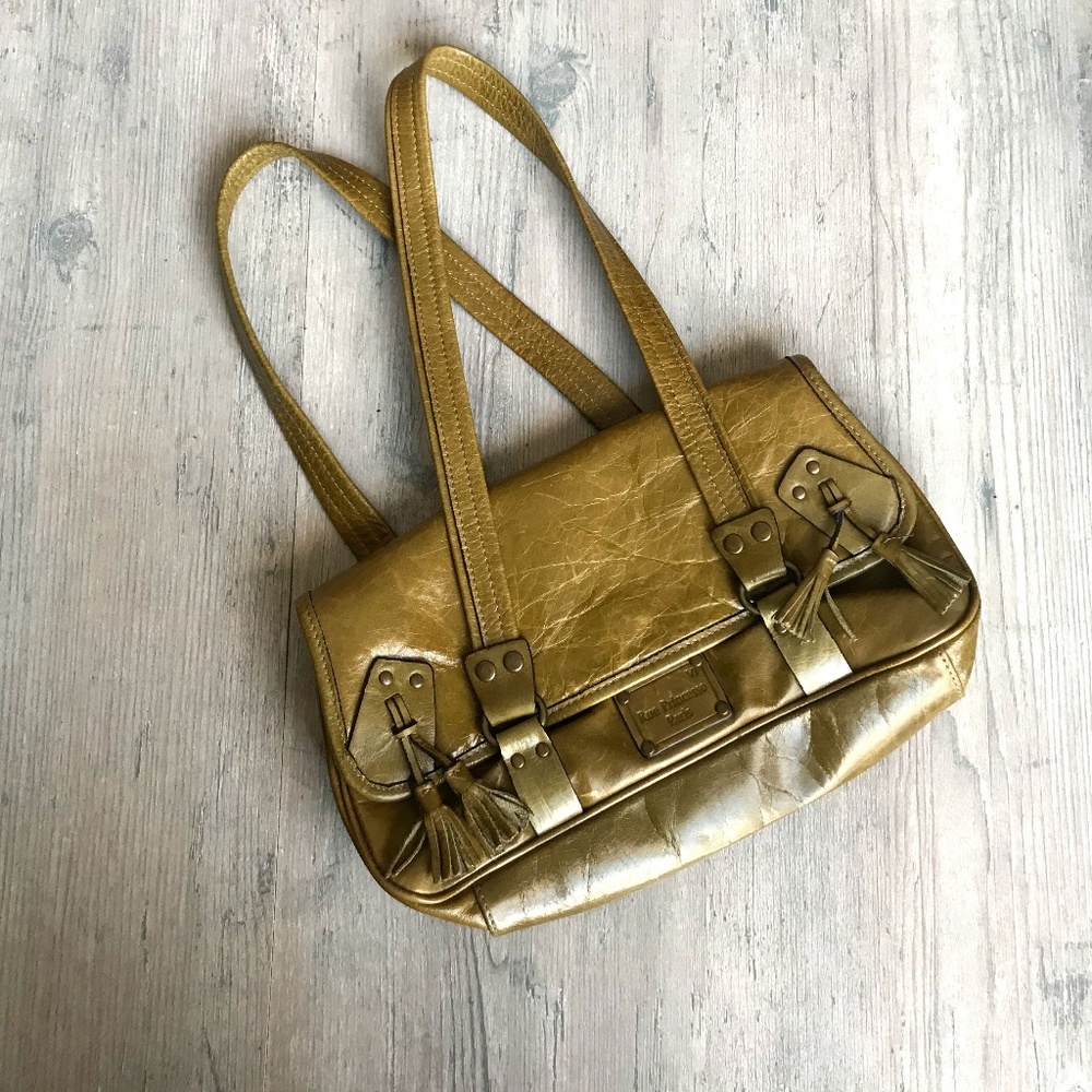 RUE PRINCESSE PARIS: Leather shoulder handbag